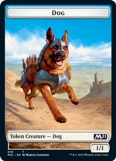 Dog // Weird Double-Sided Token card art