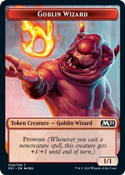 Goblin Wizard // Griffin Double-Sided Token card art