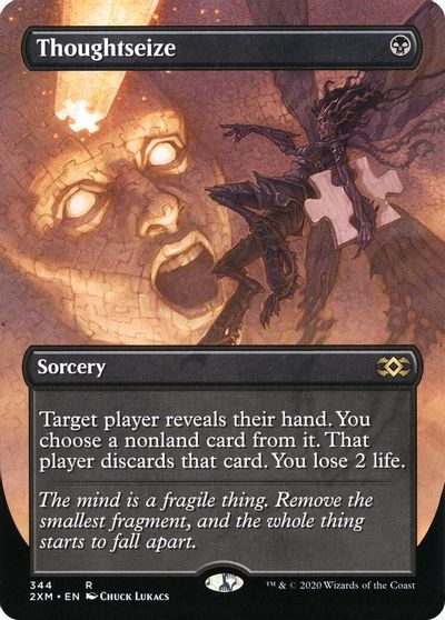 Thoughtseize (Borderless) card art