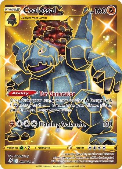 Coalossal (Secret) card art
