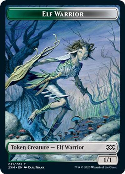 Elf Warrior Token card art