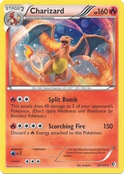 Charizard - 20/149 (Cosmos Holo) card art