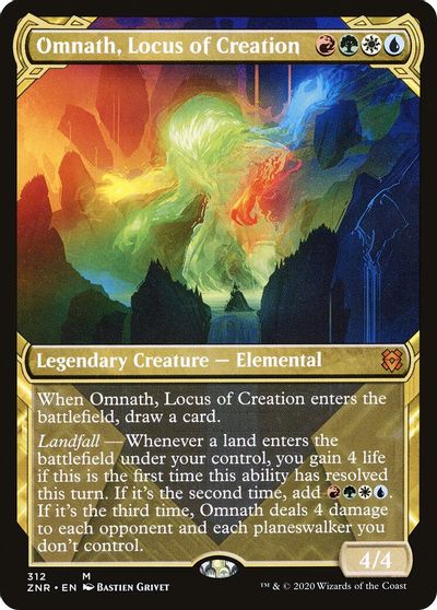 Omnath, Locus of Creation (Showcase) card art