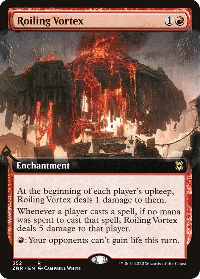 Roiling Vortex (Extended Art) card art