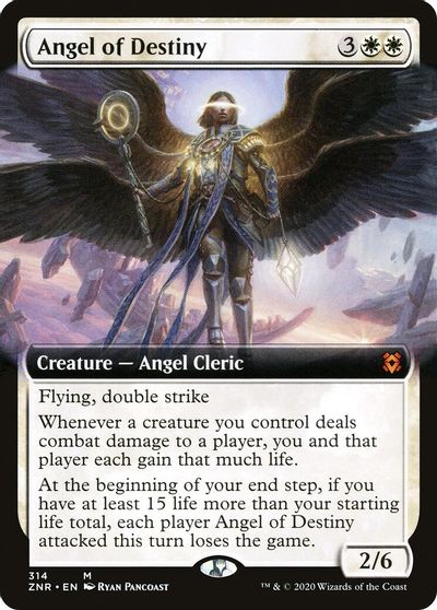 Angel of Destiny (Extended Art) card art
