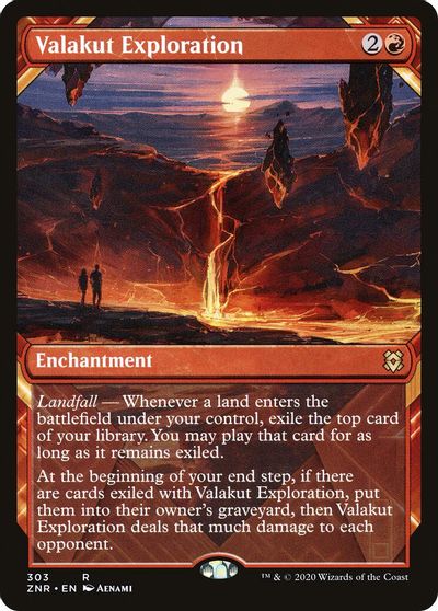 Valakut Exploration (Showcase) card art