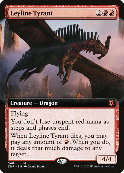 Leyline Tyrant (Extended Art) card art