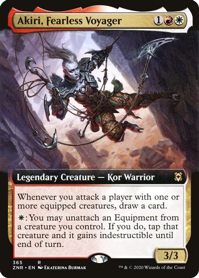 Akiri, Fearless Voyager (Extended Art) card art