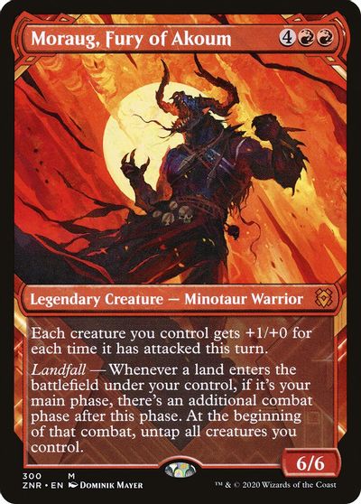 Moraug, Fury of Akoum (Showcase) card art