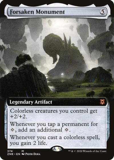 Forsaken Monument (Extended Art) card art