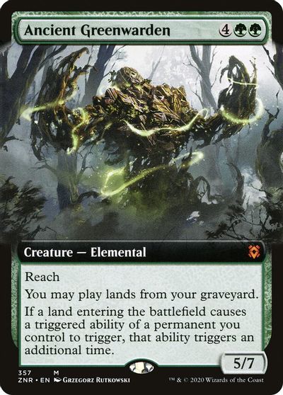 Ancient Greenwarden (Extended Art) card art