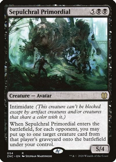 Sepulchral Primordial card art
