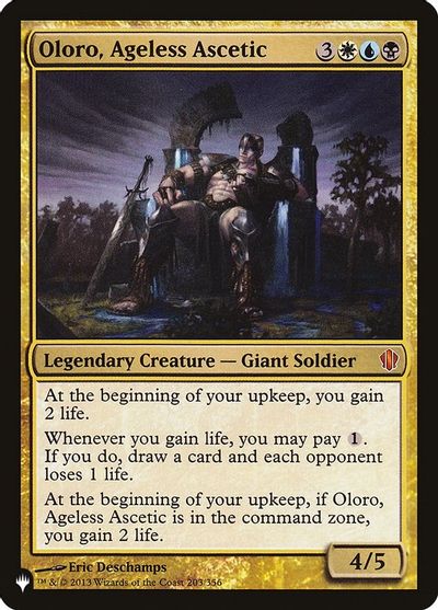 Oloro, Ageless Ascetic card art
