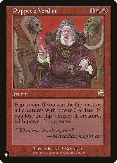 Puppet's Verdict card art