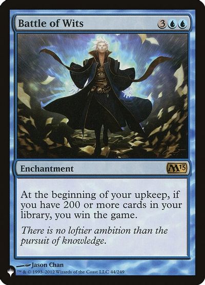 Battle of Wits card art