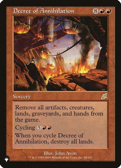 Decree of Annihilation card art