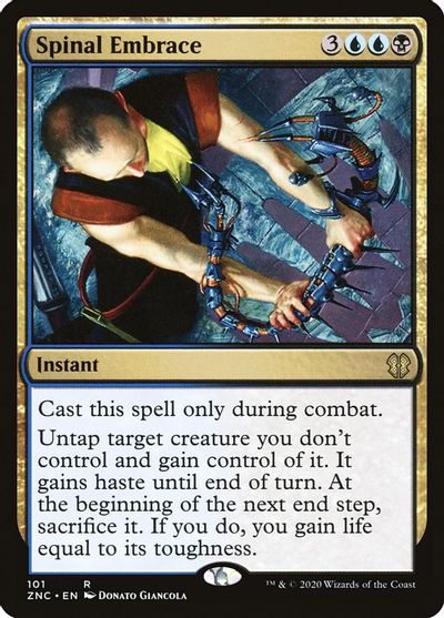 Spinal Embrace card art