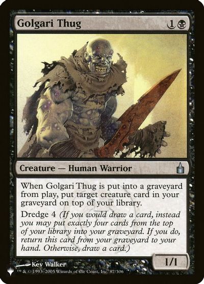Golgari Thug card art