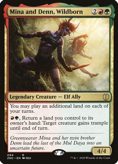 Mina and Denn, Wildborn card art