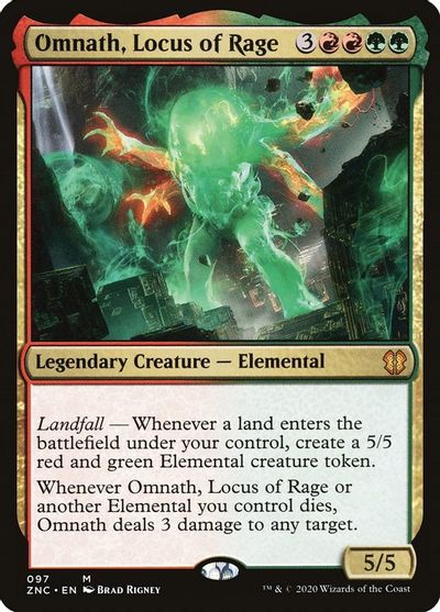 Omnath, Locus of Rage card art