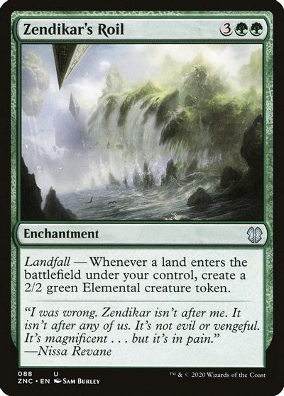 Zendikar's Roil card art