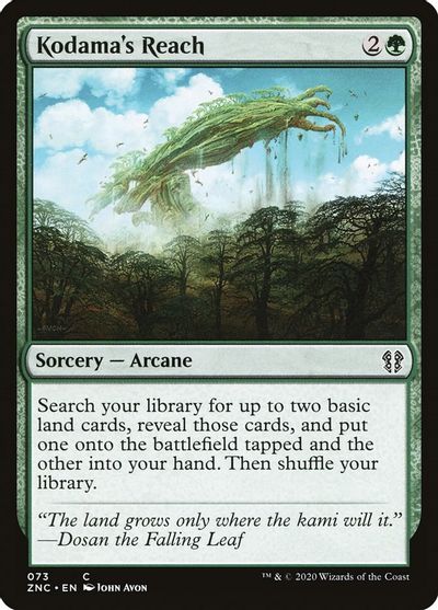 Kodama's Reach card art