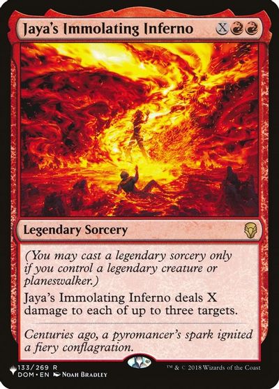 Jaya's Immolating Inferno card art