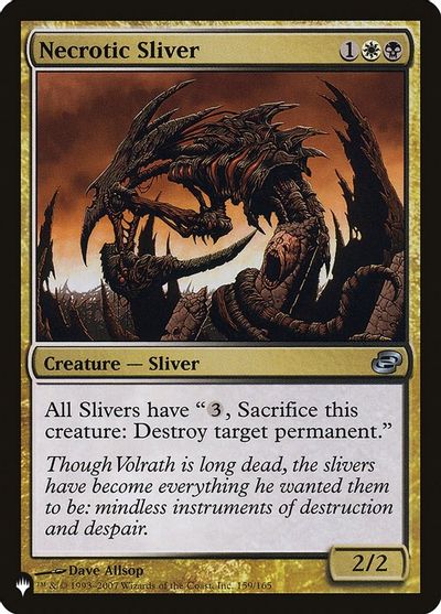 Necrotic Sliver card art