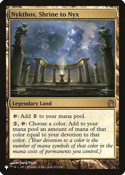Nykthos, Shrine to Nyx card art