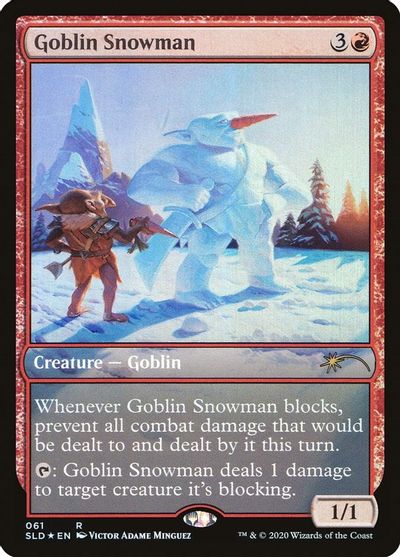 Goblin Snowman card art