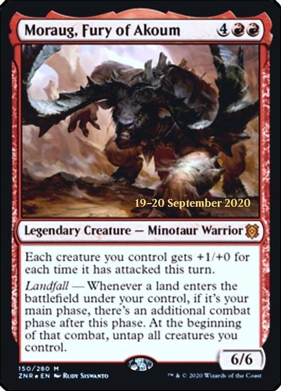 Moraug, Fury of Akoum card art