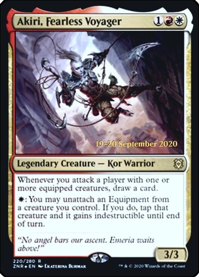 Akiri, Fearless Voyager card art