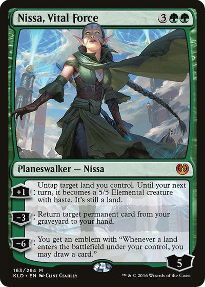 Nissa, Vital Force card art