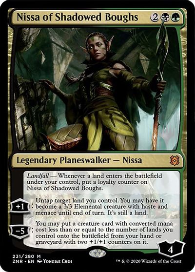 Nissa of Shadowed Boughs card art