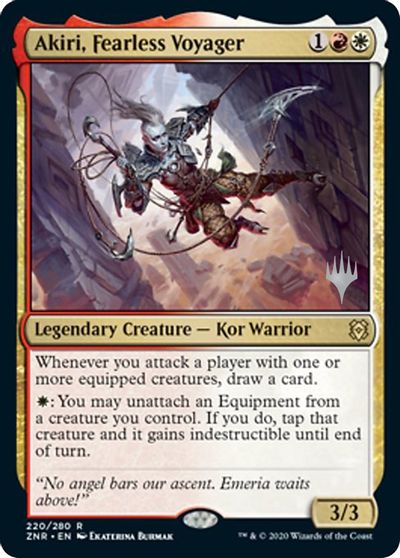 Akiri, Fearless Voyager card art