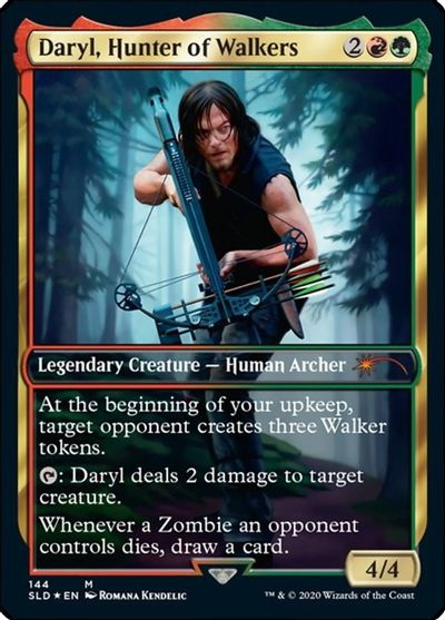 Daryl, Hunter of Walkers card art