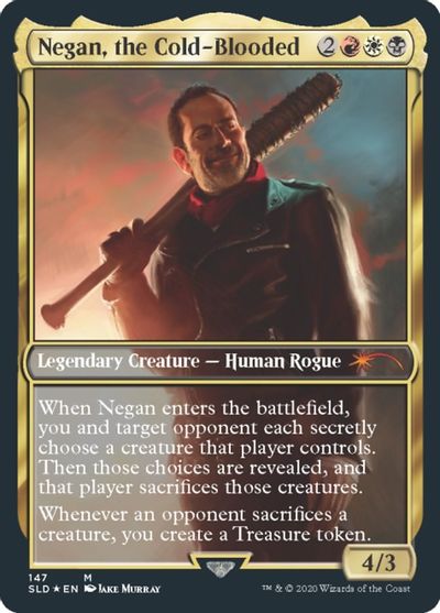Negan, the Cold-Blooded card art