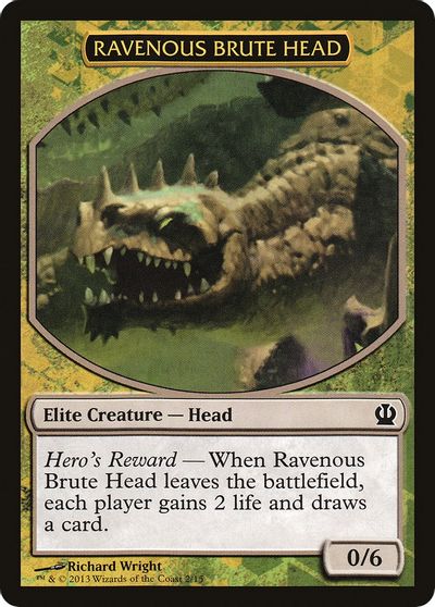 Ravenous Brute Head card art