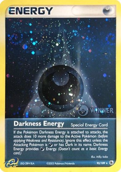 Darkness Energy (Special) - 93/109 (Cosmos Holo) [Winner] card art
