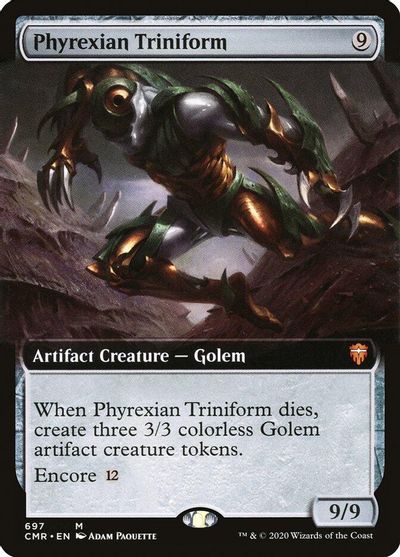 Phyrexian Triniform (Extended Art) card art