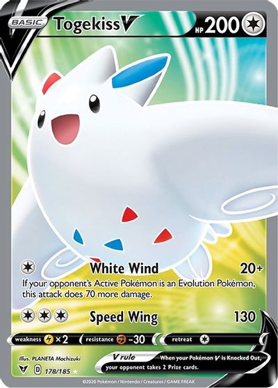 Togekiss V (Full Art) card art