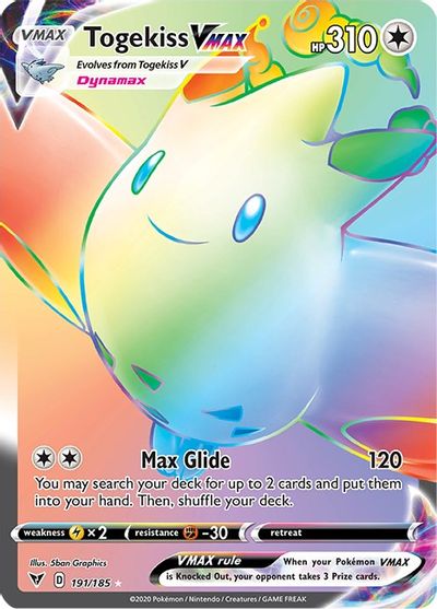 Togekiss VMAX (Secret) card art