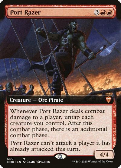 Port Razer (Extended Art) card art