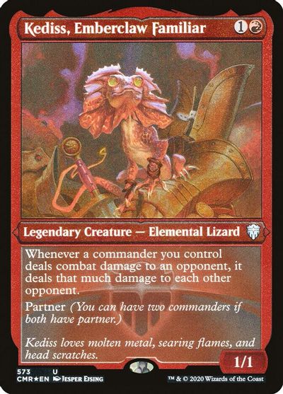 Kediss, Emberclaw Familiar (Foil Etched) card art
