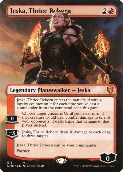 Jeska, Thrice Reborn (Borderless) card art