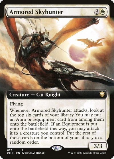 Armored Skyhunter (Extended Art) card art