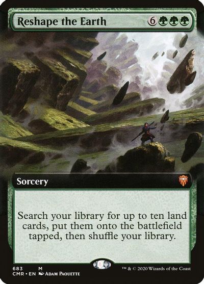 Reshape the Earth (Extended Art) card art