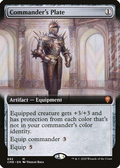 Commander's Plate (Extended Art) card art