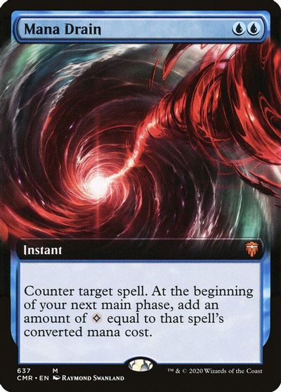 Mana Drain (Extended Art) card art
