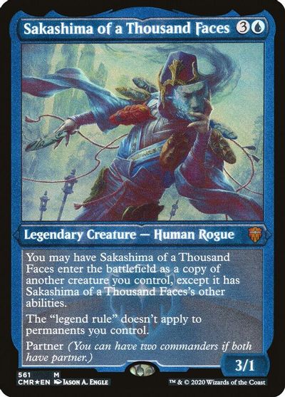Sakashima of a Thousand Faces (Foil Etched) card art